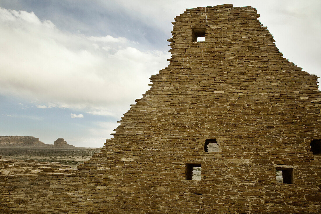 Ruins of Old Structure, Chaco Canyon National Historic Park, NM, U.S.