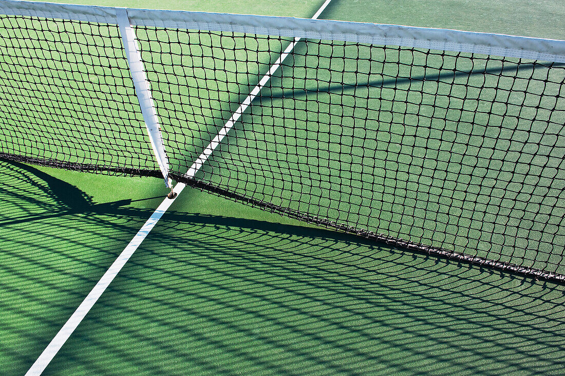 Tennis Net and Shadow, Salt Lake City, Utah, USA