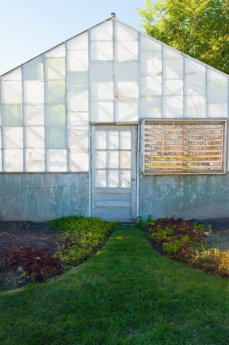 Greenhouse in Public Park, Salt Lake City, Utah, USA