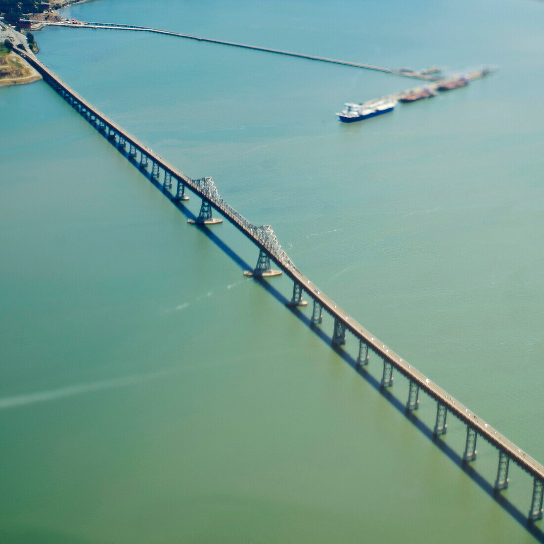 Bridge Over a Large Bay, Richmond, California, USA
