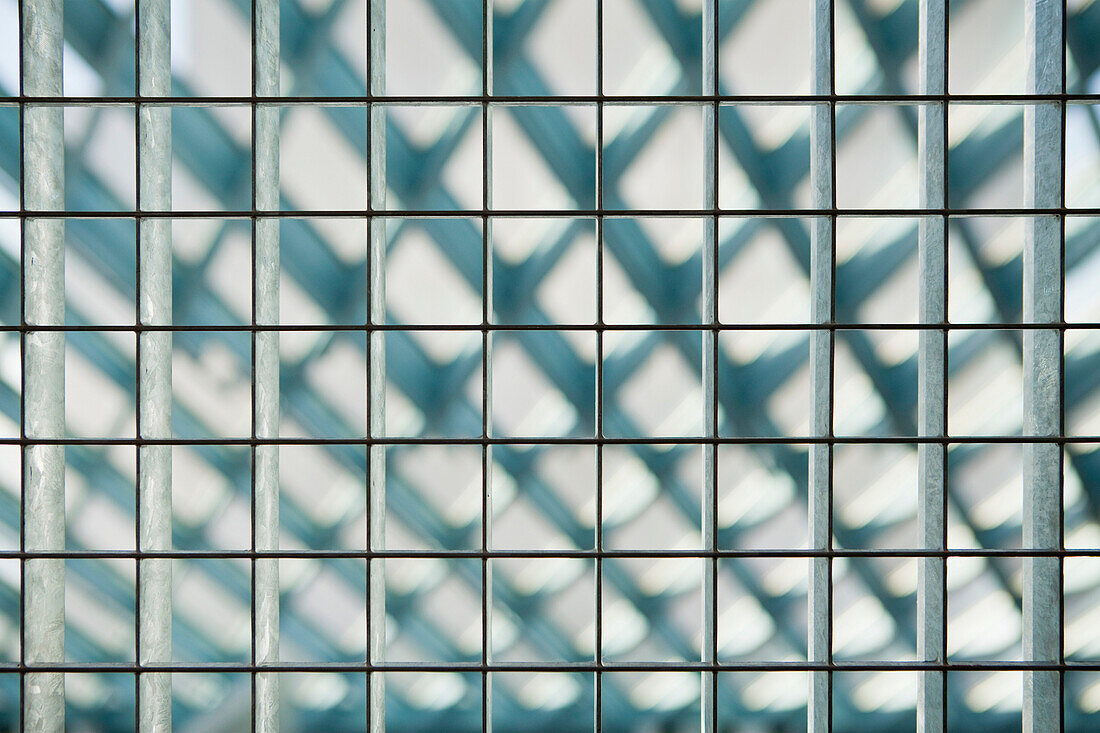 Ceiling of Modern Building, Seattle, Washington, USA
