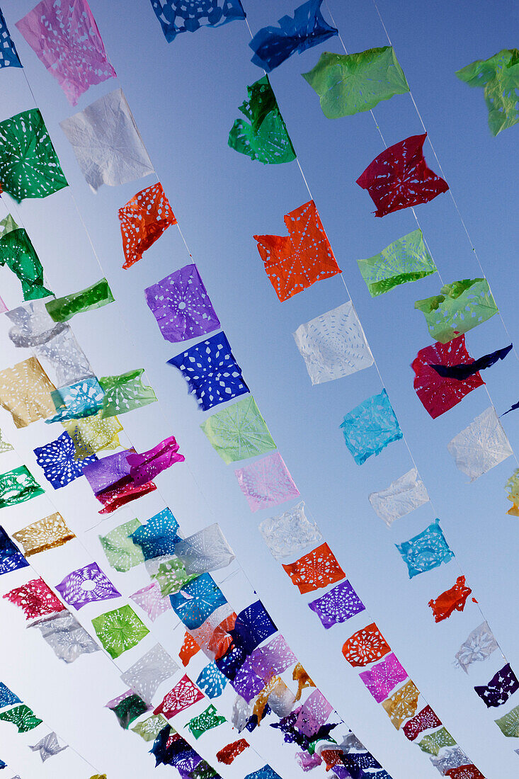 Decorative Streamers, San Miguel de Allende, Guanajuato, Mexico