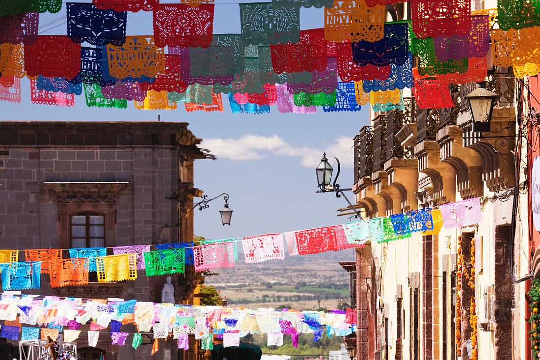 Paper Streamers, San Miguel de Allende, Guanajuato, Mexico