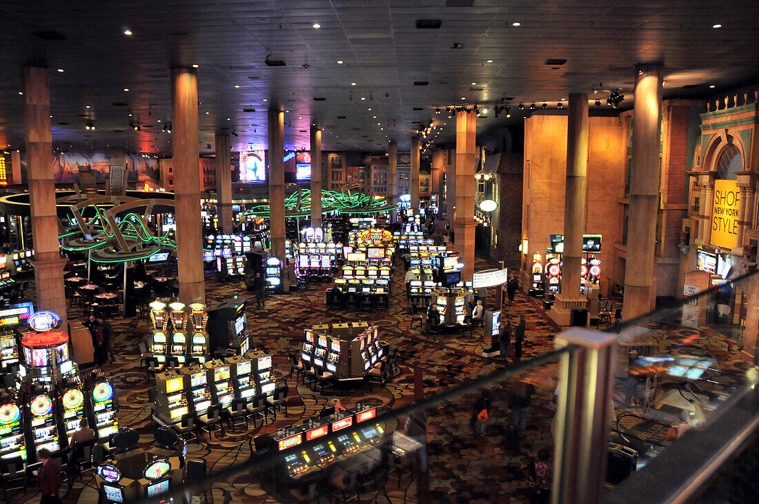 Casino at Hotel New York New York on the Strip, Las Vegas, Nevada, USA, America