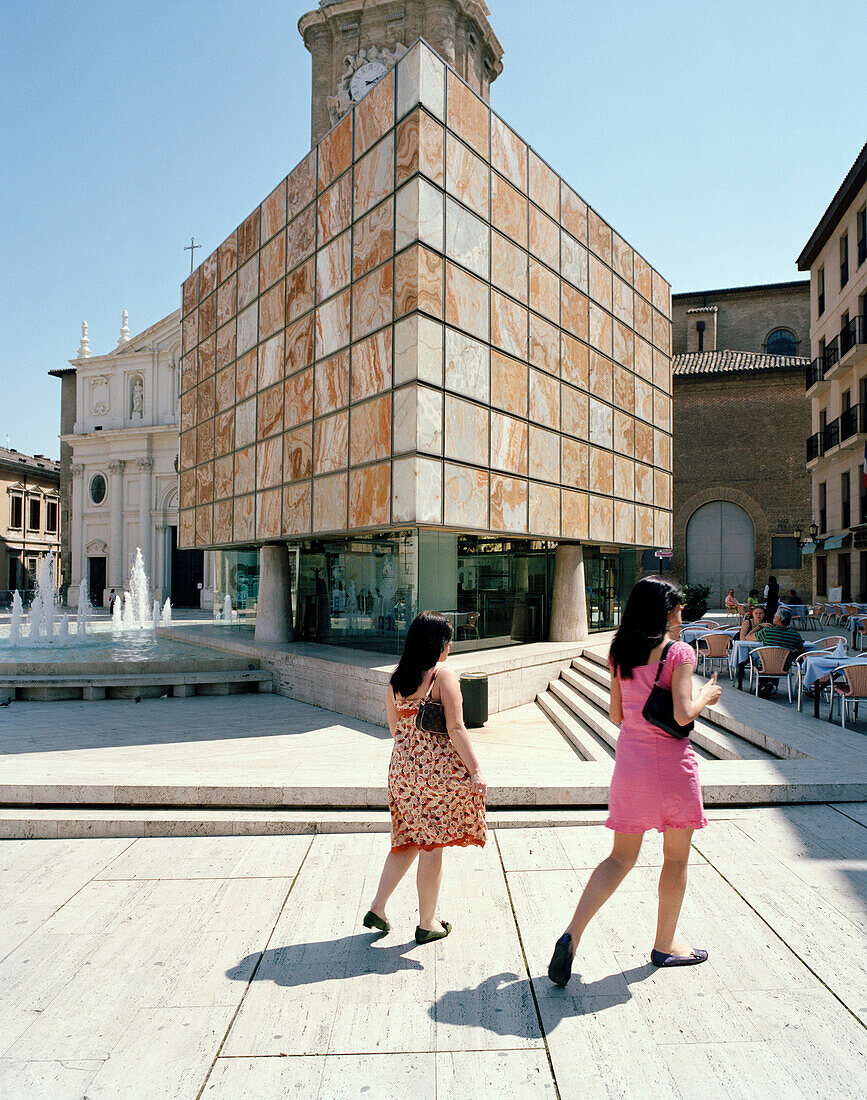 Museum des Forums von Caesaraugusta, Plaza de la Seo, Saragossa, Aragonien, Spanien