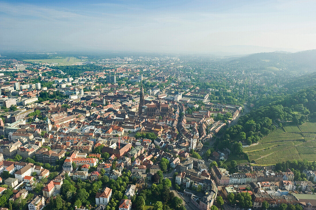 Cityscape, Freiburg im Breisgau, Baden-Wurttemberg, Germany