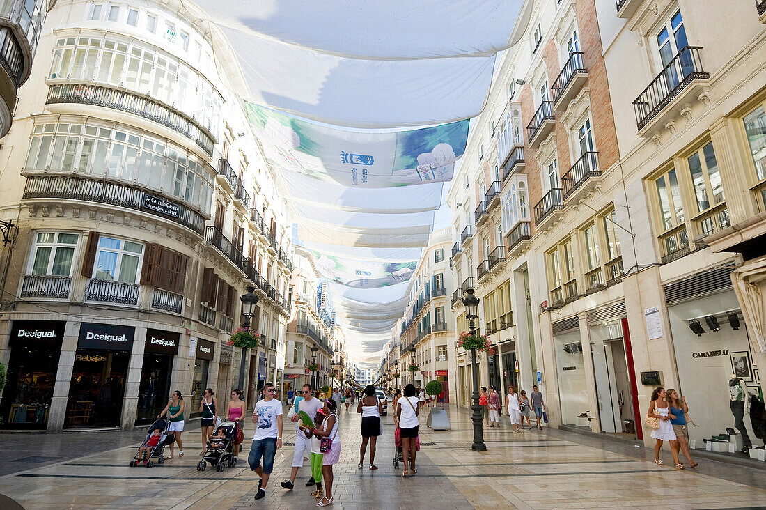 Calle Marques de Larios, Malaga, Andalusien, Spanien