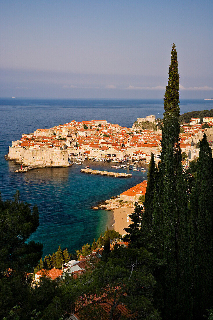 View over the city, Dubrovnik, Dalmatia, Croatia