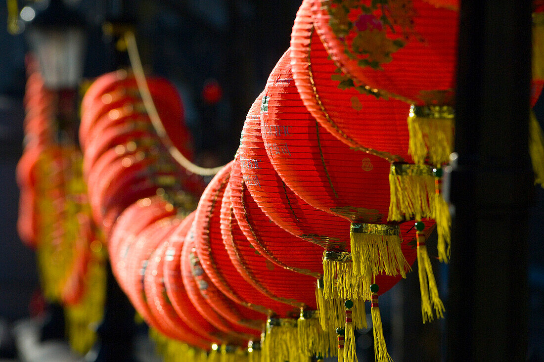 Chinese New Year - lanterns, London, UK - England