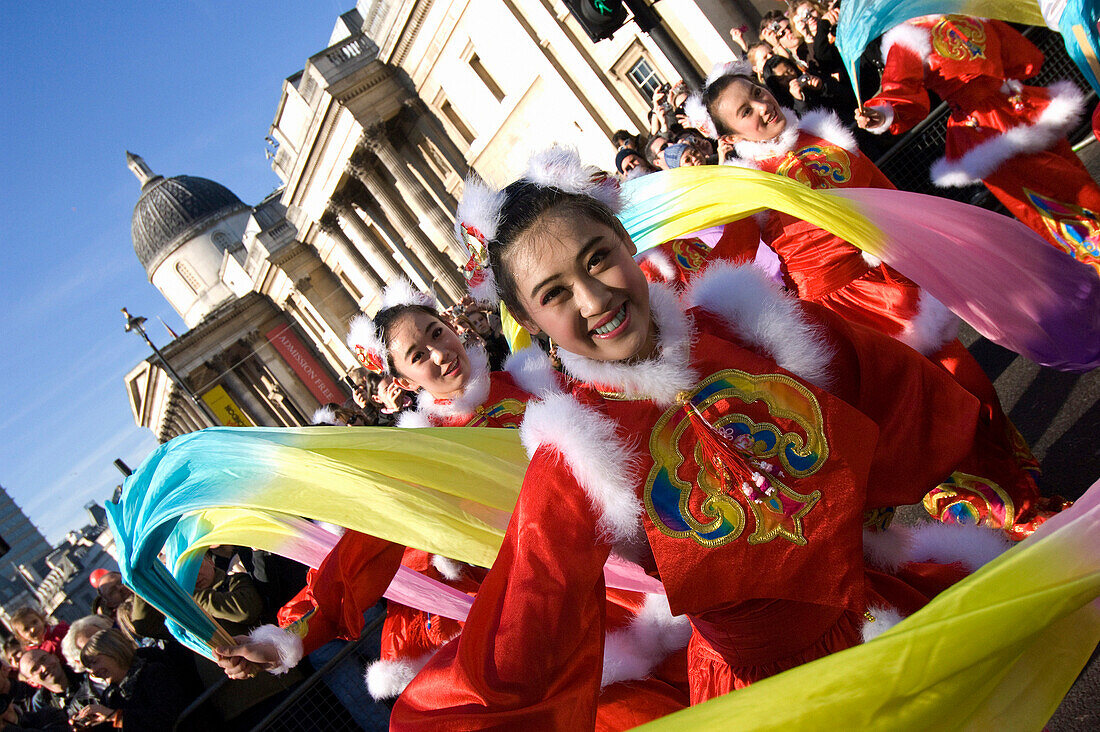 Chinese New Year - street parade, London, UK - England