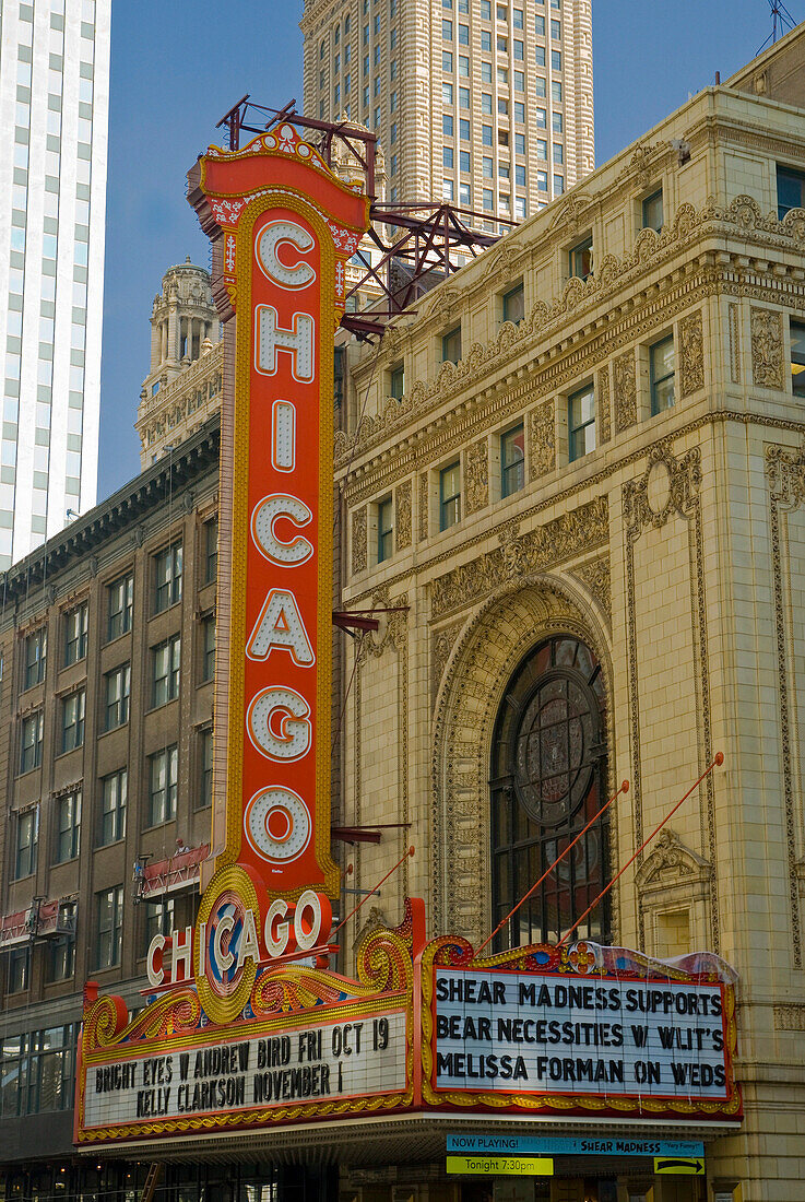 Chicago Theater, Chicago, Illinois, USA