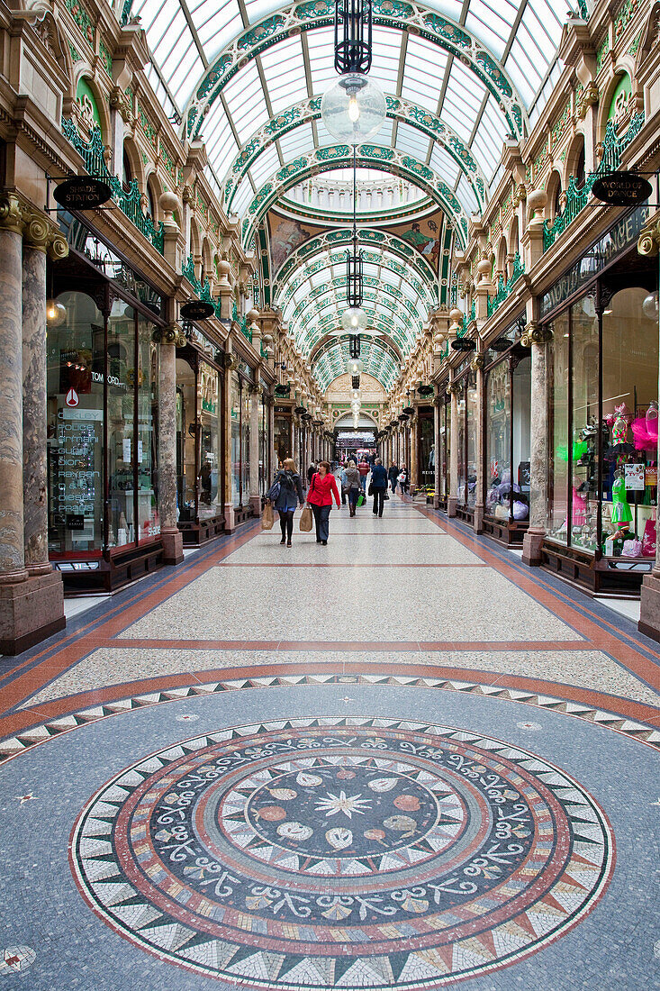 Victoria Quarter shopping arcade, Leeds, Yorkshire, UK - England