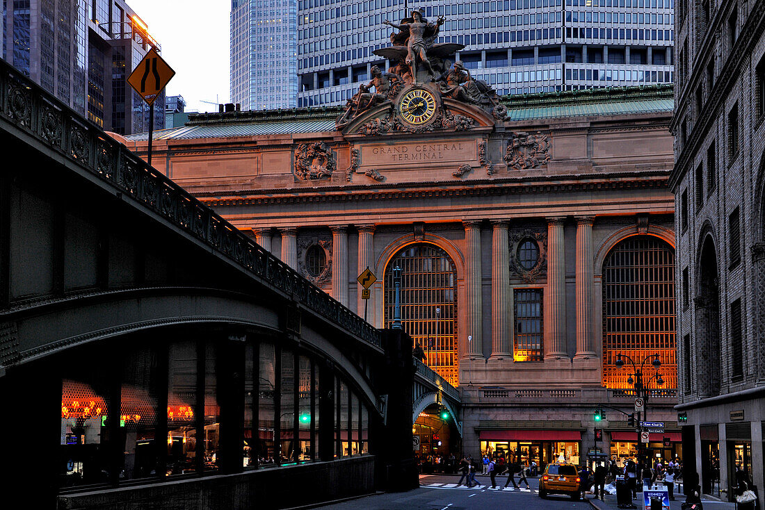 Pershing Square, Grand Central Station, Manhattan, New York City, New York, USA, Nordamerika, Amerika