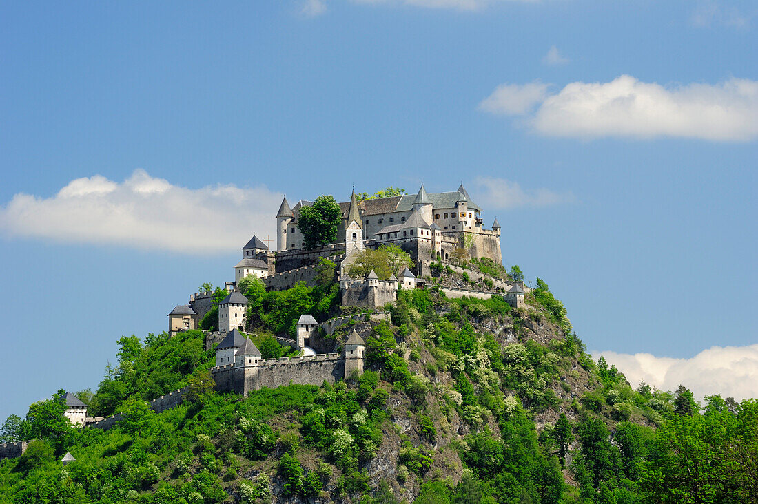 Blick auf Burg Hochosterwitz, Kärnten, Österreich, Europa