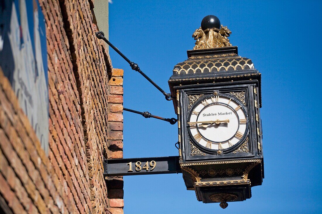 Clock, Stables Market, Camden Lock, London, England, UK