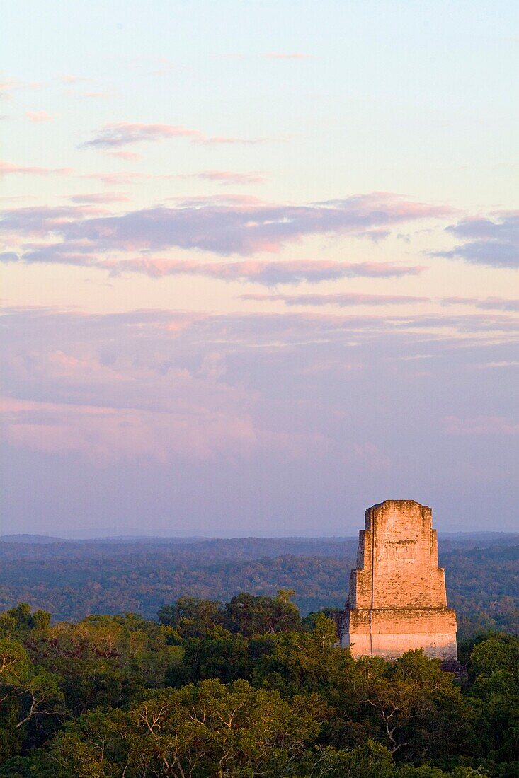 View from Temple IV, Tikal, El Peten department, Guatemala