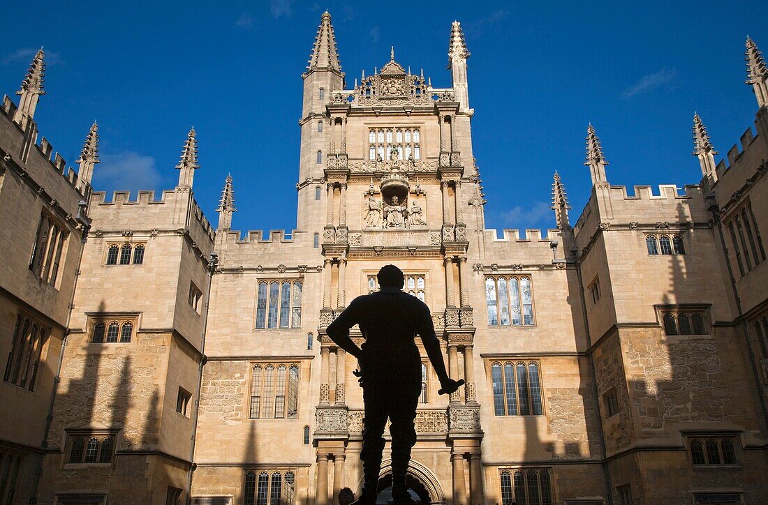 Tower of the Five Orders, Bodleian Library, Oxford, Oxfordshire, England, UK