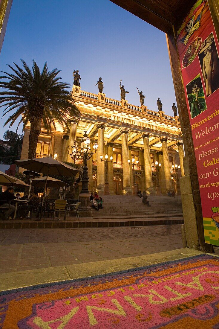 Teatro Juarez. (1873-1903). Guanajuato city. Guanajuato. Mexico.