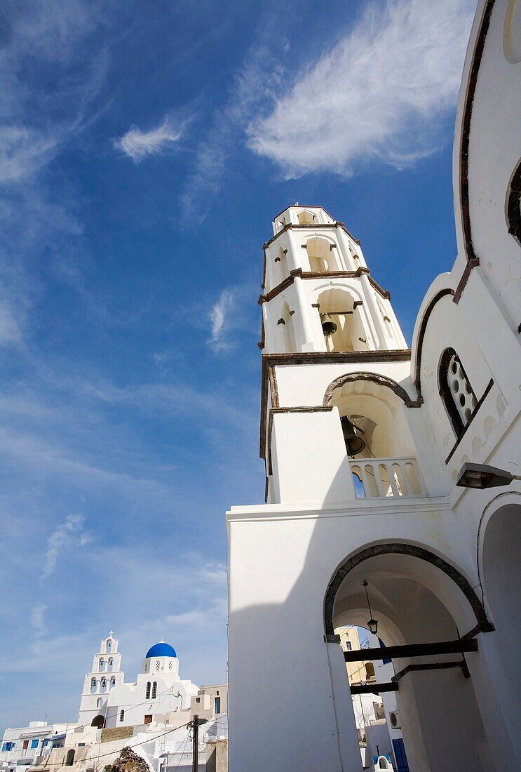 Pyrgos. Santorini. Cyclades. Greece.