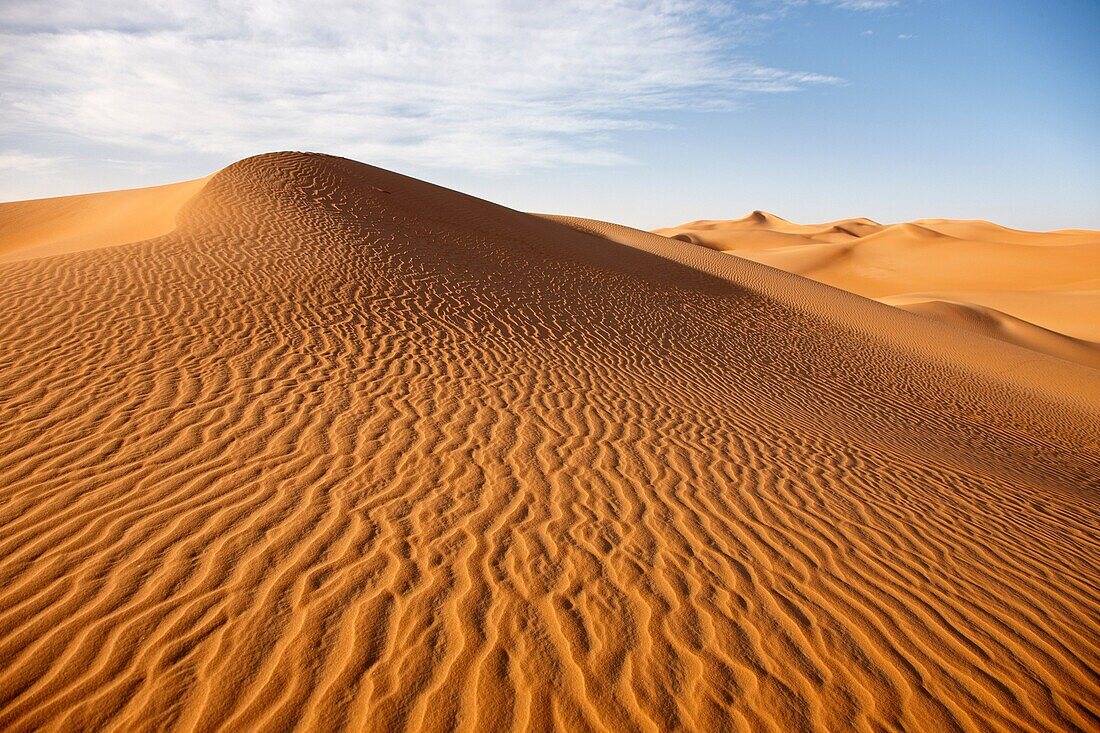 Sand dunes, Idhan Ubari, Wadi Al Hayaa, Libia