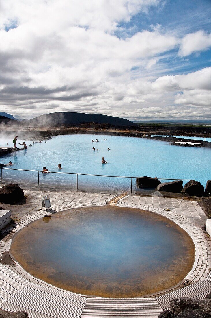 Jardbodin nature bath Geothermal Area Reykjahlid Iceland