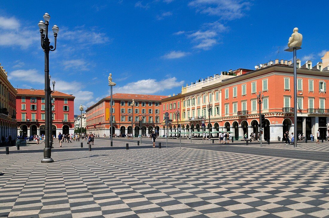 Place Massena, Nice, Nizza, Cote d'Azur, Alpes Maritimes, Provence, France, Europe