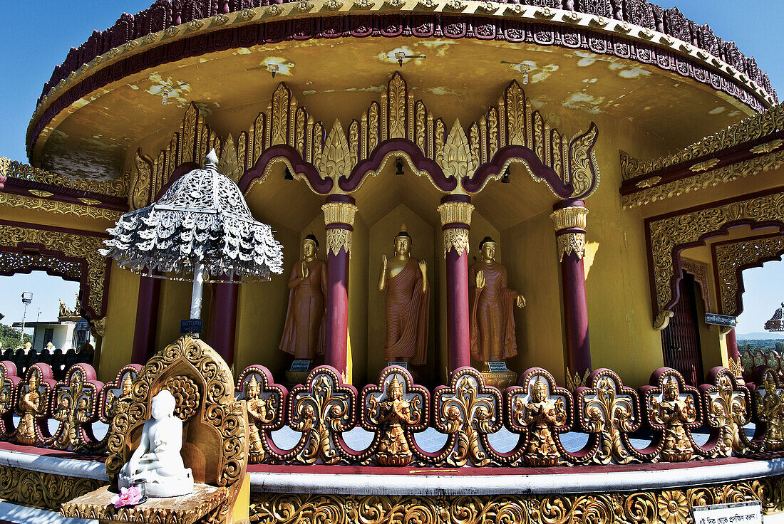 Bandarban Golden Temple (aka Buddha Dhatu Jadi), Bangladesh