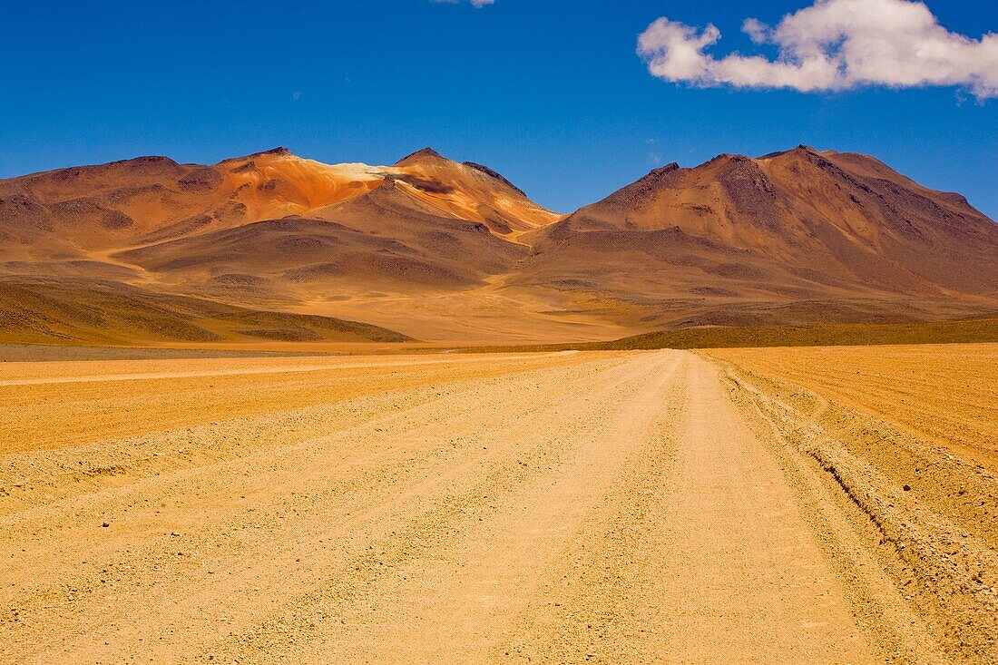 Bolivia, Southern Altiplano, Painted Desert - A landscape that could have inspired Salvador Dhali in the Bolivian Southern Altiplano