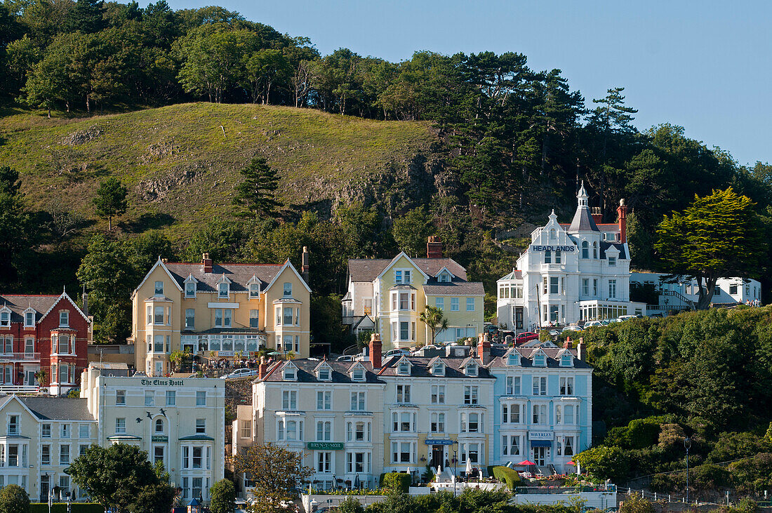 The seaside resort of Llandudno, Wales, UK