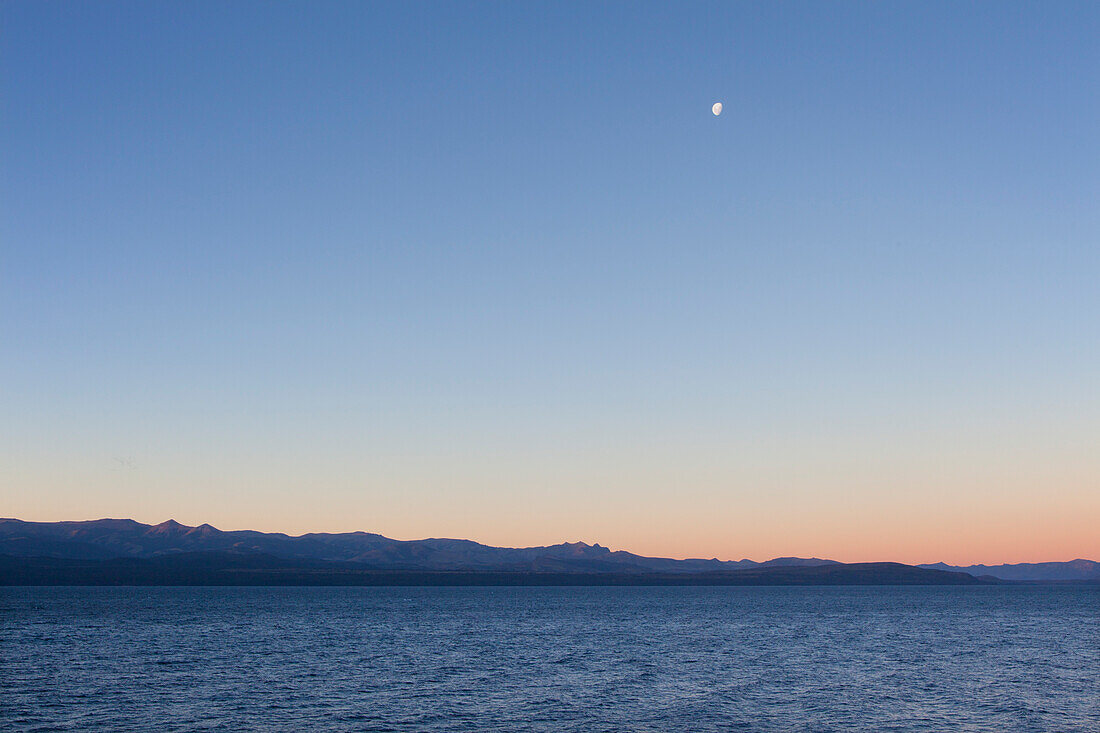 View over Lago Nahuel Huapi, near San Carlos de Bariloche, Rio Negro, Patagonia, Argentina