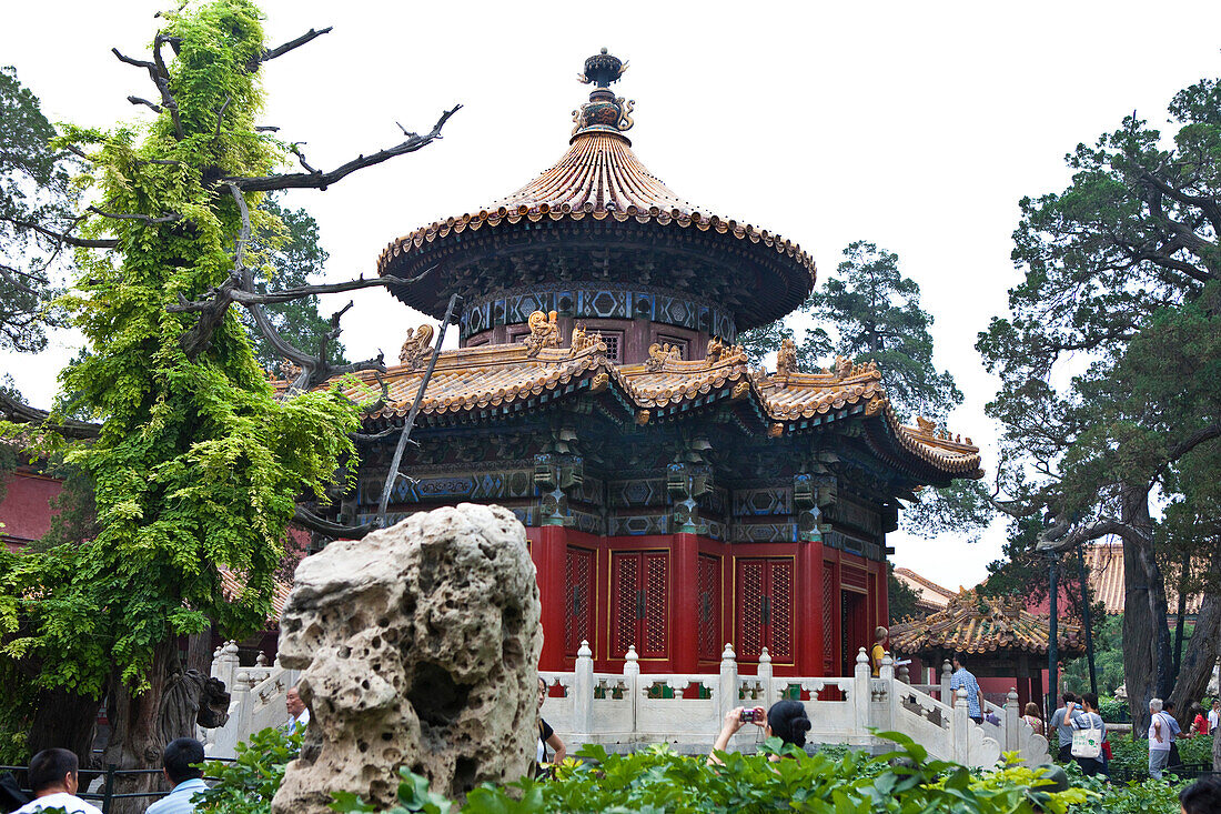 Tempel in der Verbotenen Stadt, Peking, Beijing, Volksrepublik China