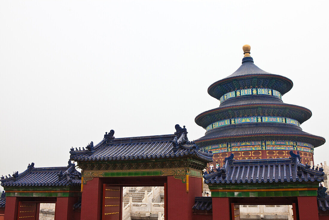 Temple of Heaven in the Tiantan Park, Peking, Beijing, People's Republic of China