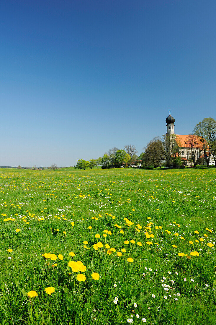 Allerheiligenkirche, Warngau, Oberbayern, Bayern, Deutschland