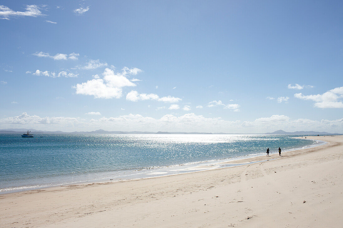 Long beach, im Süden von Great Keppel Island, Great Barrier Reef Marine Park, UNESCO Weltnaturerbe, Queensland, Australien