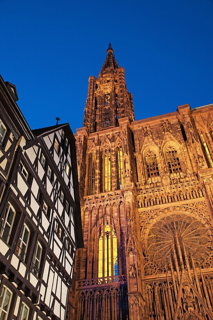 France, Alsace, Strasbourg, Cathedral