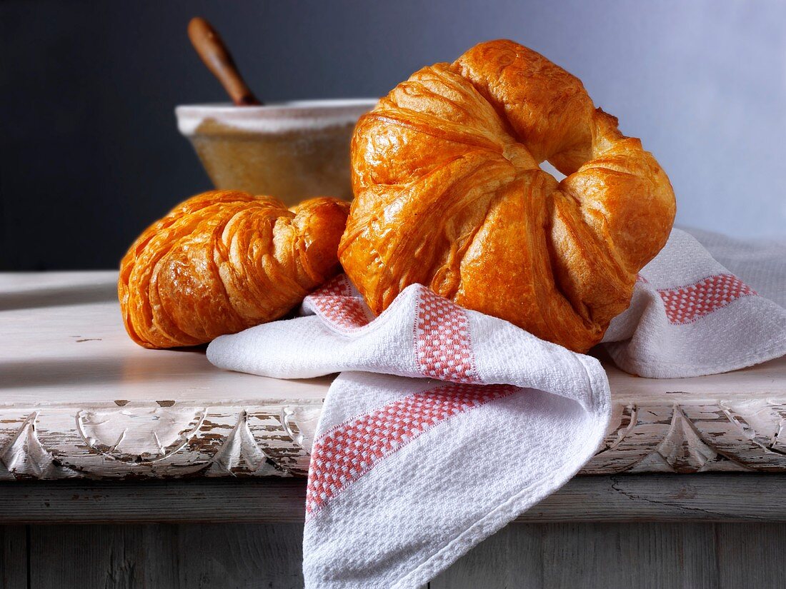 Butter Croissants French Traditional