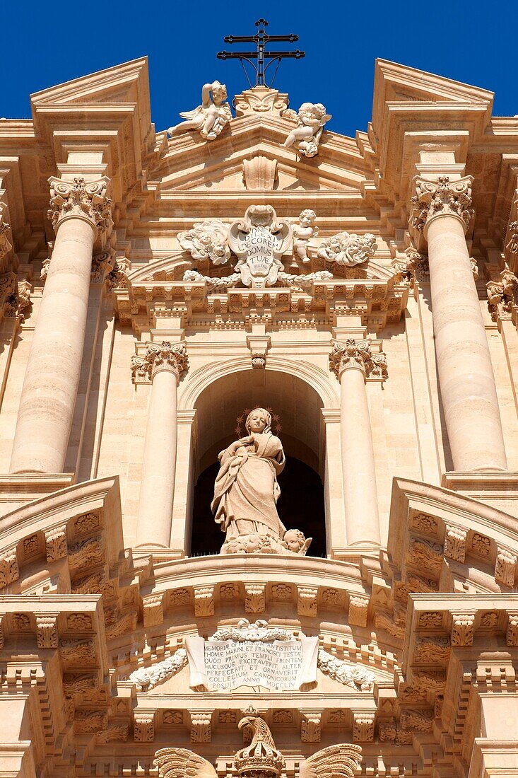 The Baroque Duomo cathedral, Syracuse Siracusa, Sicily