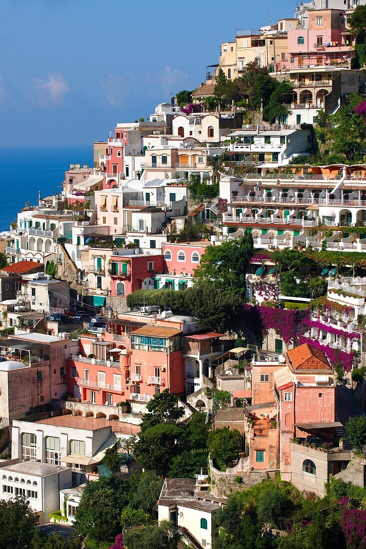 The fashionable resort of Positano, Amalfi coast, Italy