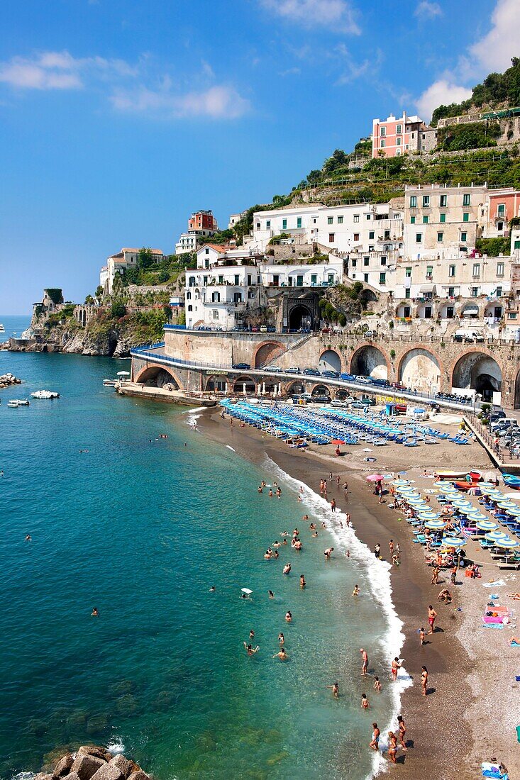 Resort town of Atrani, Amalfi Coast, Italy