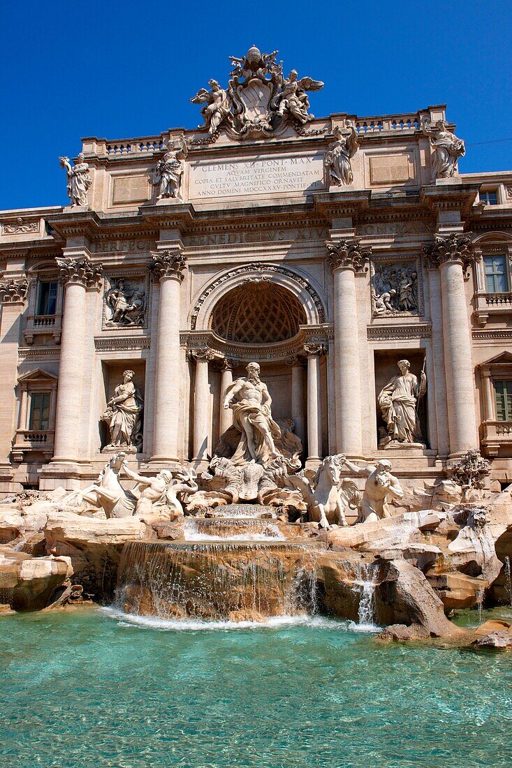 The Baroque Trevi Fountain Rome