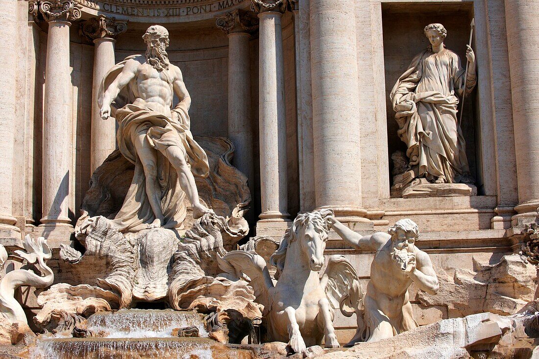 The Baroque Trevi Fountain Rome