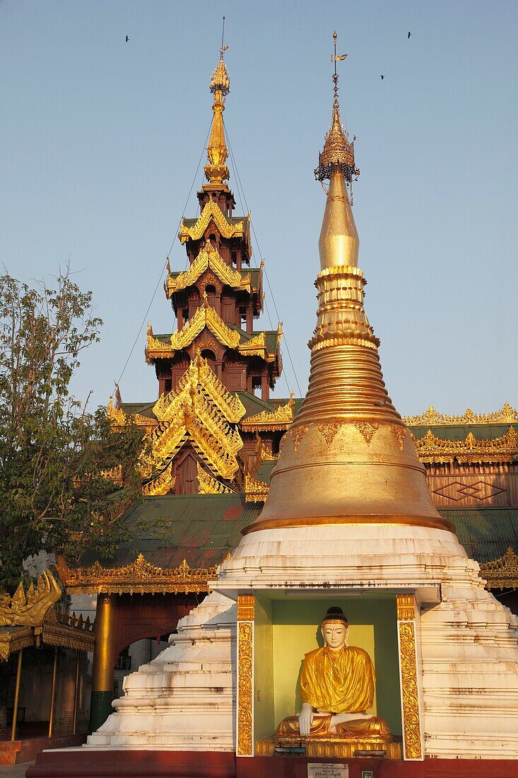 Myanmar, Burma, Yangon, Rangoon, Shwedagon Pagoda