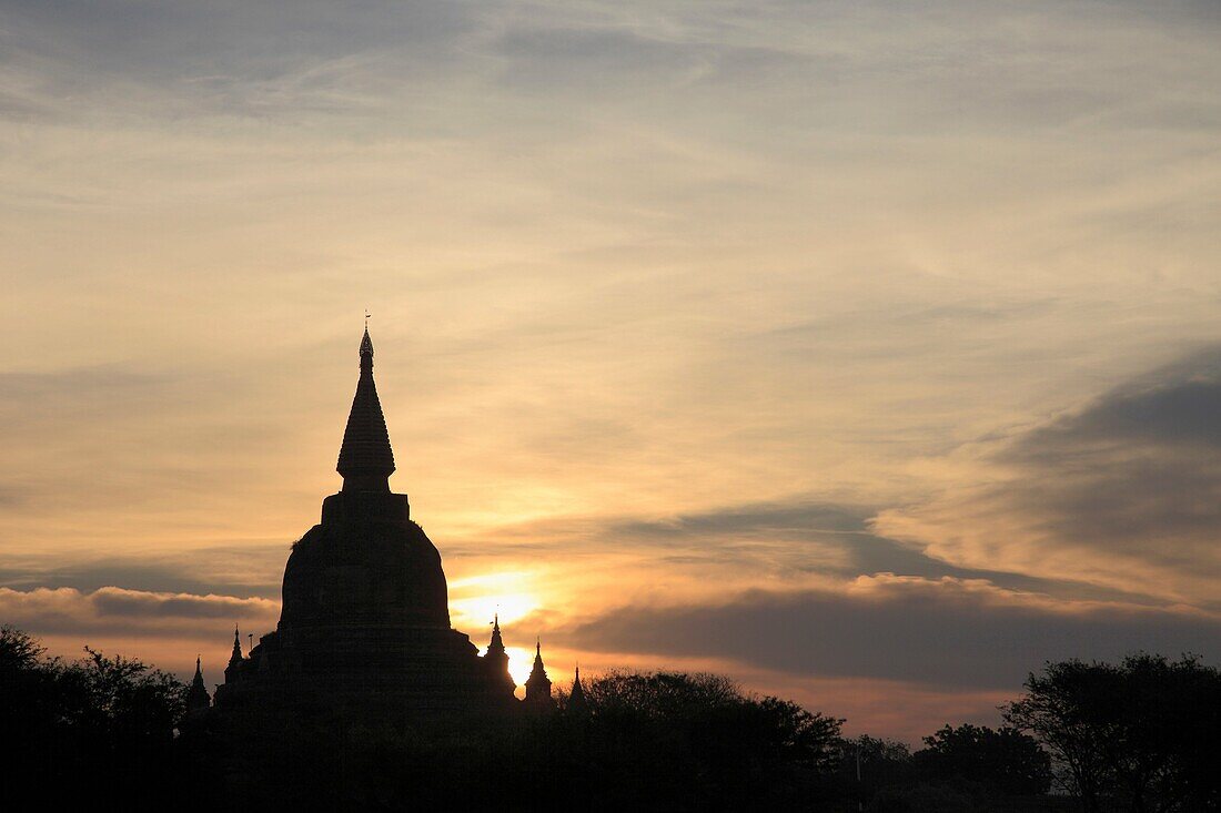 Myanmar, Burma, Bagan, Sittana Pagoda