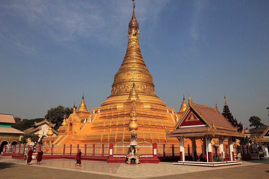 Myanmar, Burma, Mandalay, Eindawya Pagoda