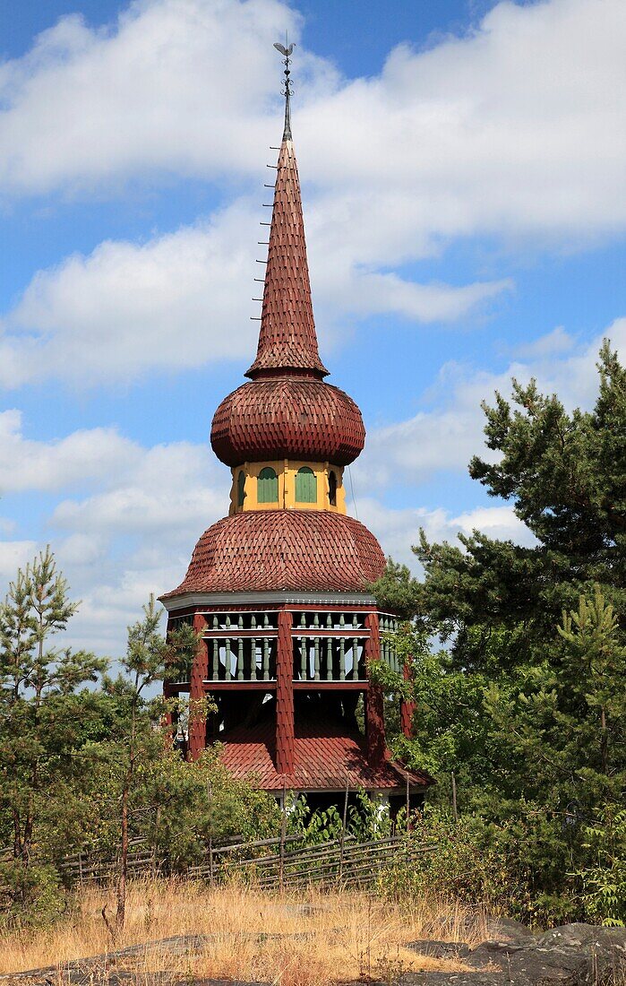 Sweden, Stockholm, Skansen open air museum, belfry