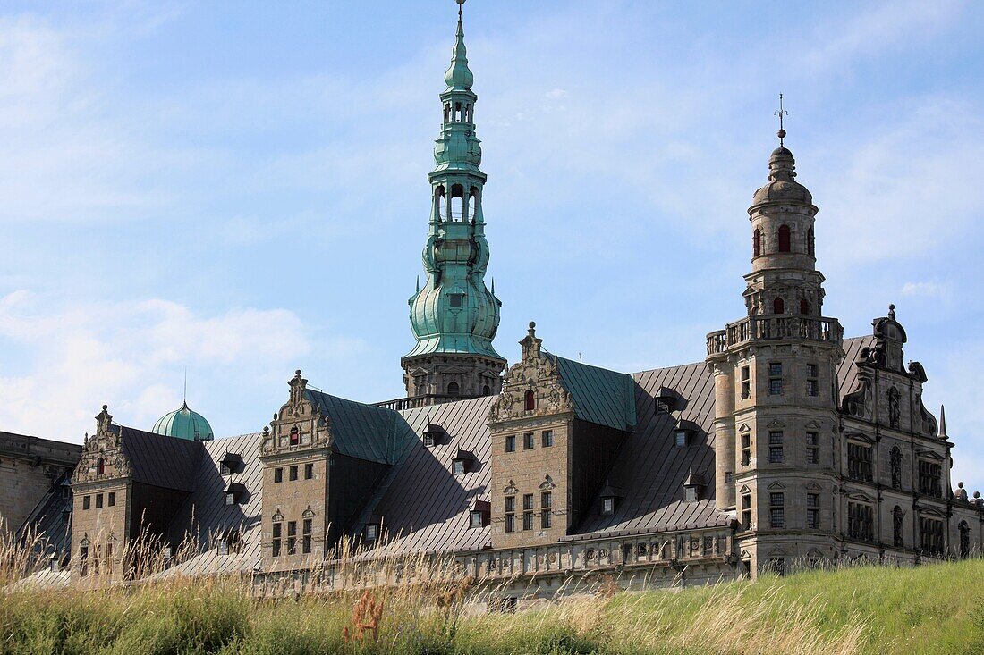 Denmark, Zealand, Helsingor, Kronborg Castle