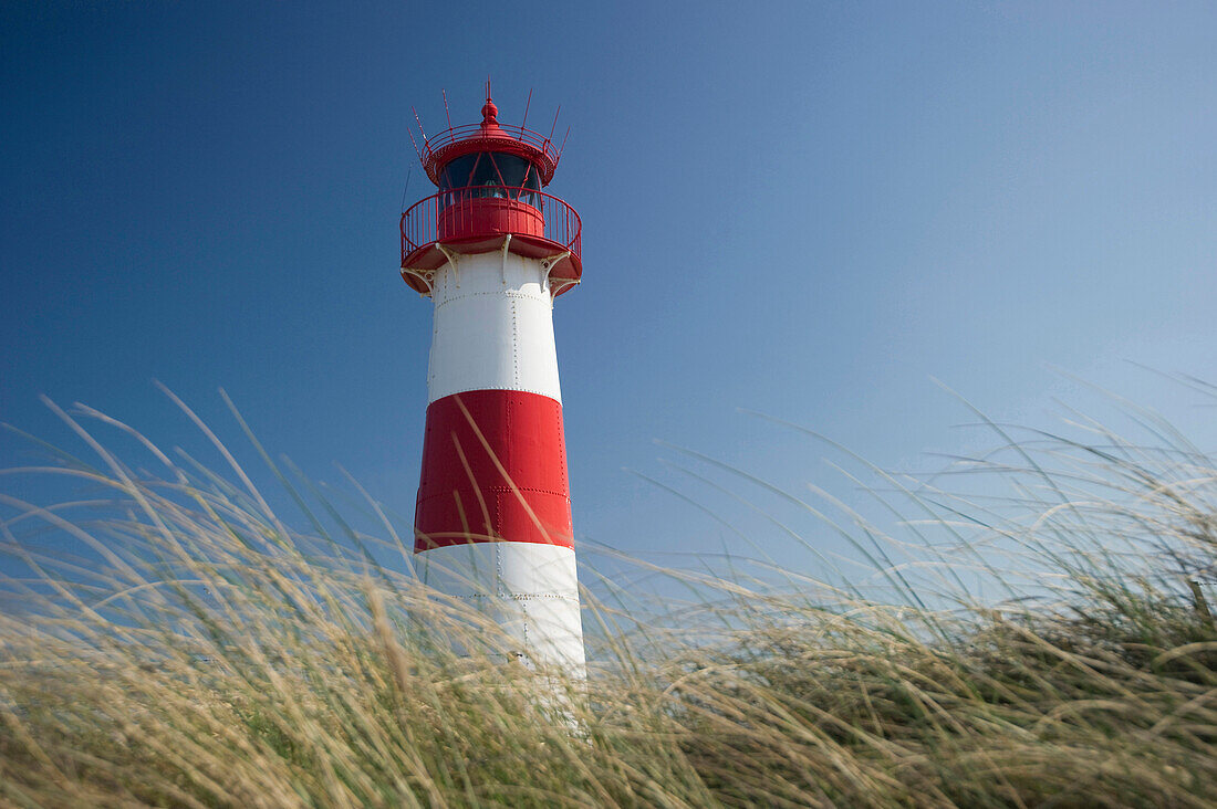 Leuchtturm List-Ost, Ellenbogen, List, Sylt, Schleswig-Holstein, Deutschland