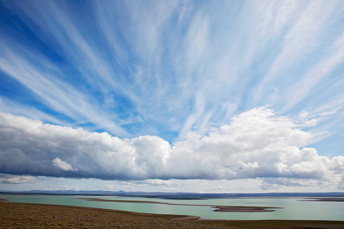 Blondulon Lake, Highlands of Iceland, Europe