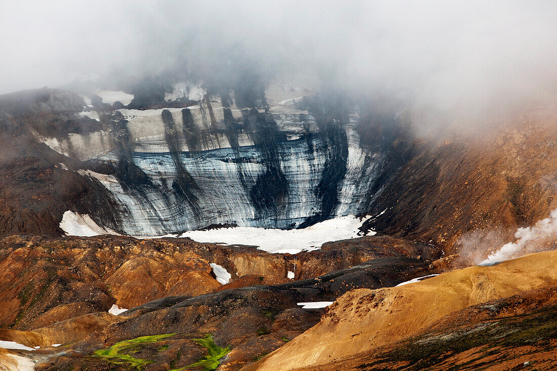 Kerlingarfjoll Mountains Situated near Route F35 From Kjolur, Highlands of Iceland, Europe