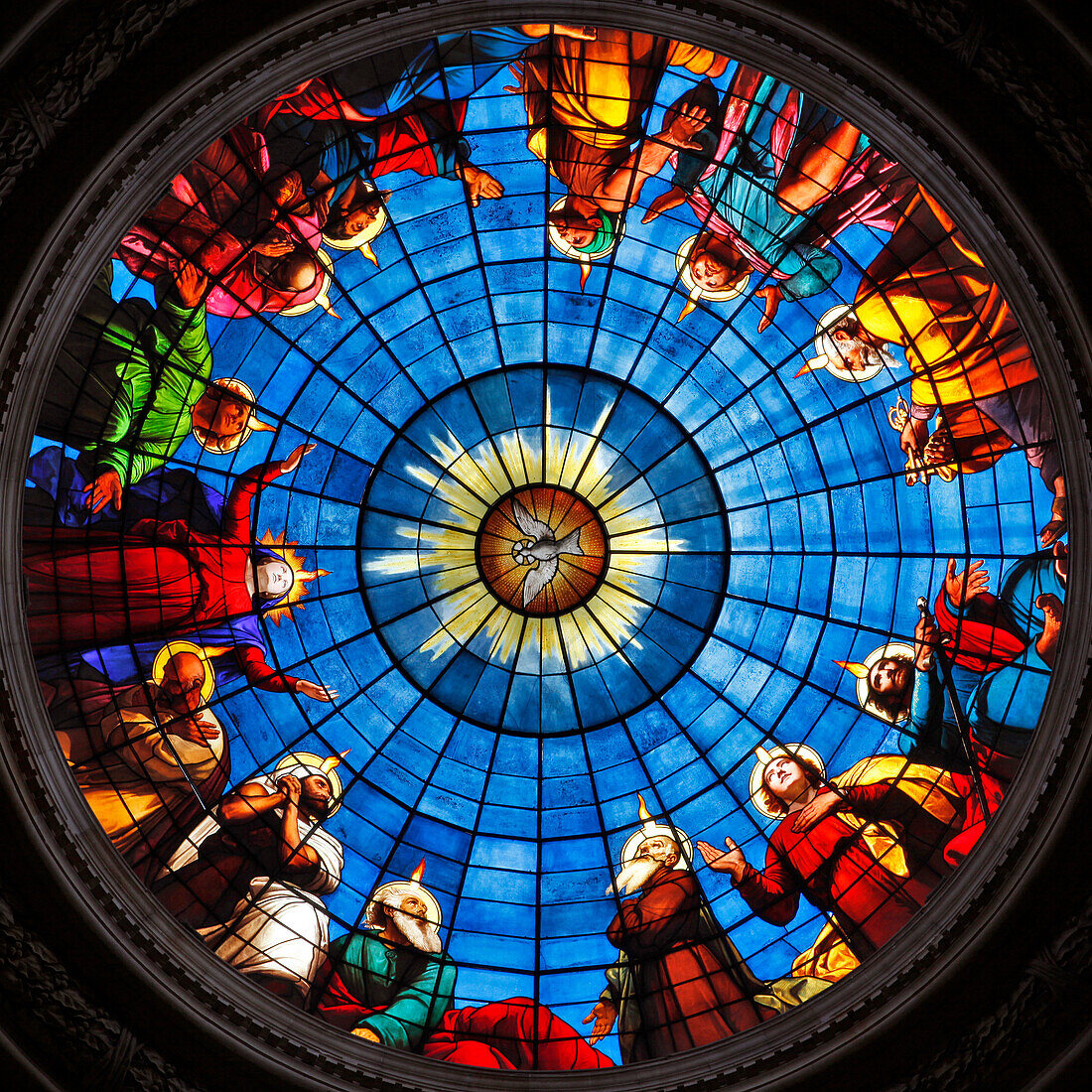pentecost stained glass